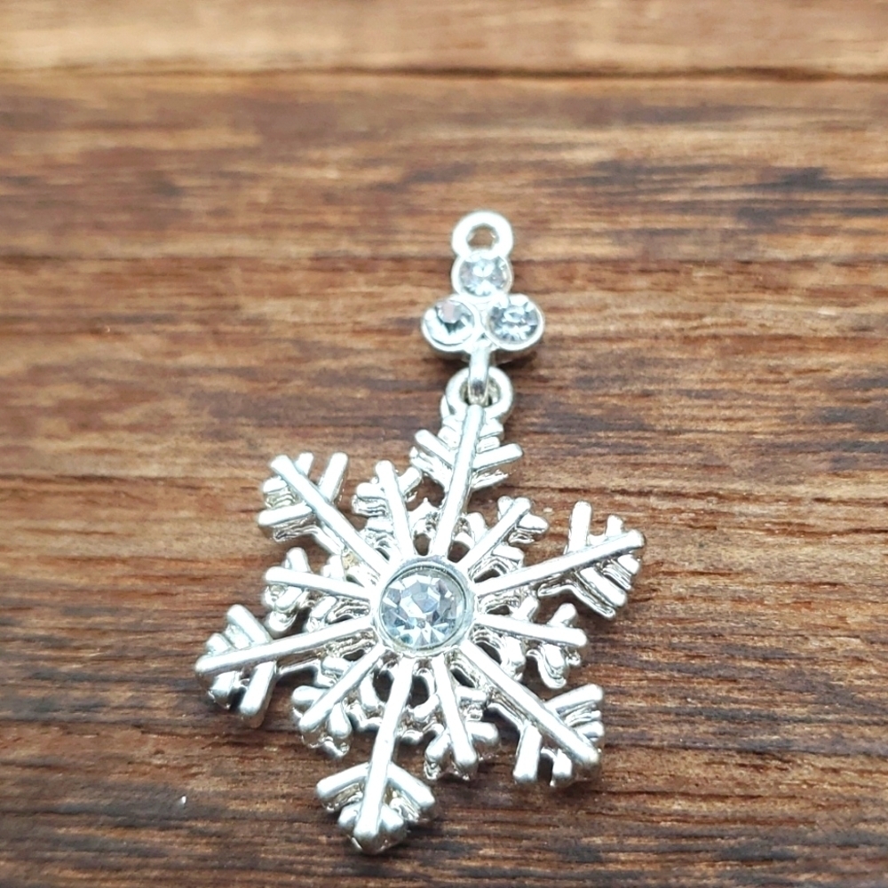 Intricate Snowflake ❄️ necklace charm‎